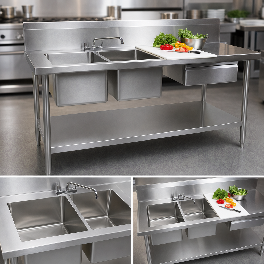 Dual Left-End Sink Bowls