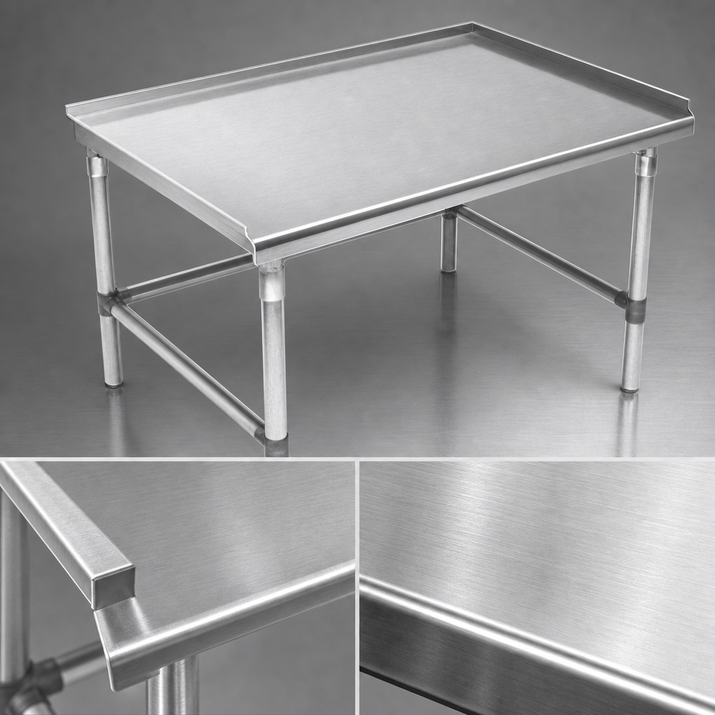 16-Gauge Stainless Steel Top