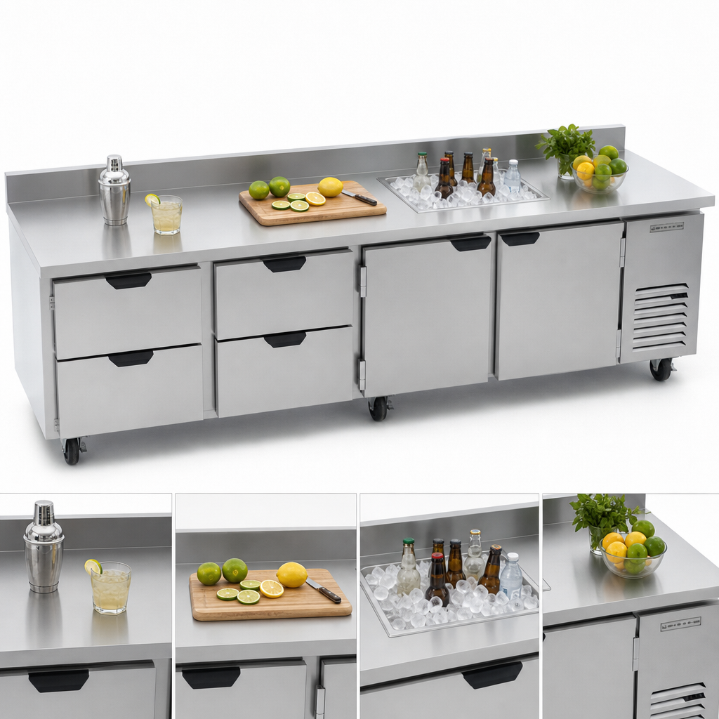 Four-Section Worktop Design