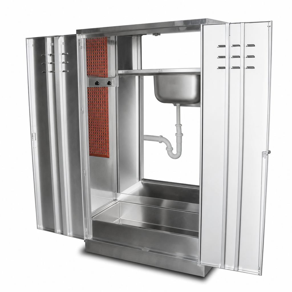 Open-Back Enclosed Cabinet