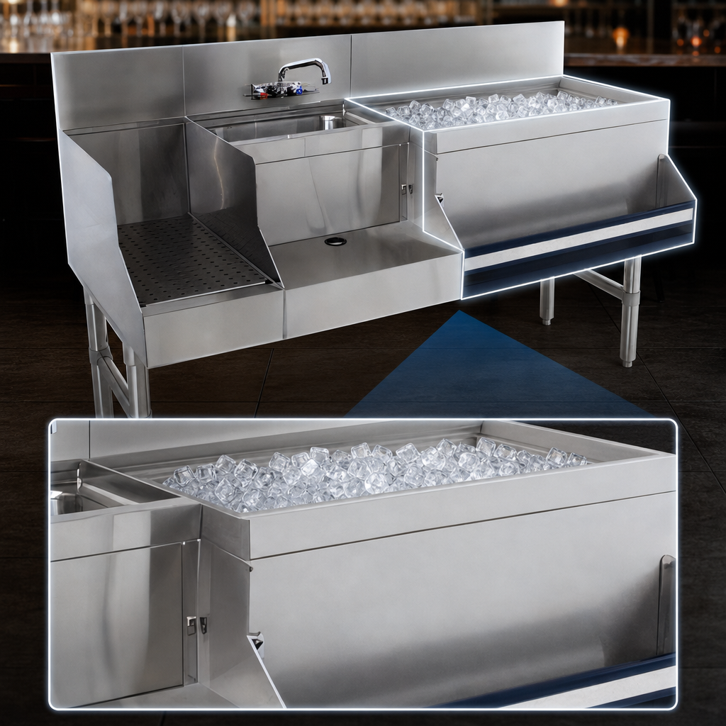Right-Side Insulated Ice Bin