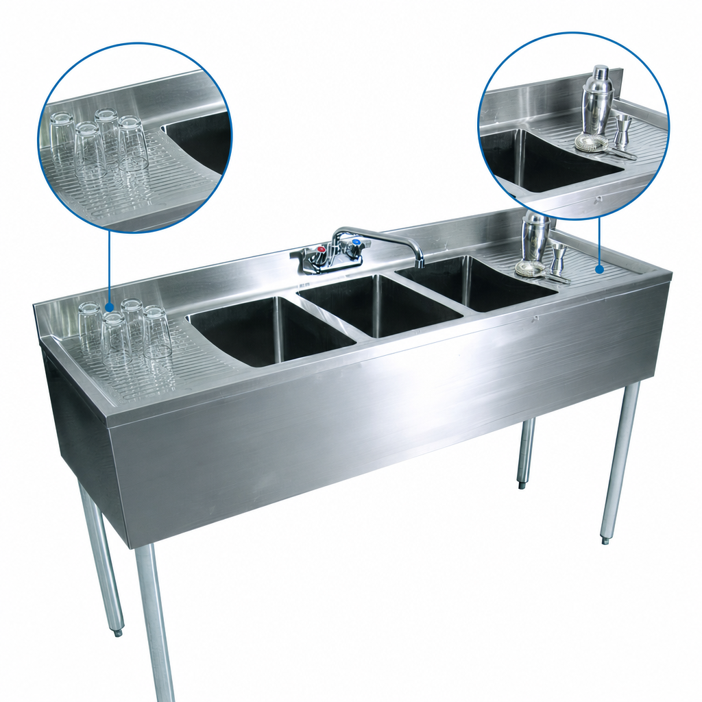 Dual Stamped Drainboards