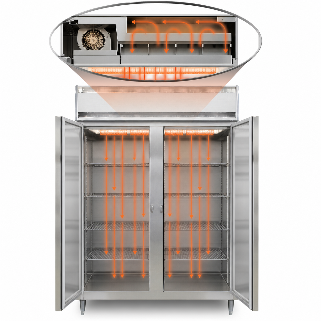 Top Mounted Heating Plenum