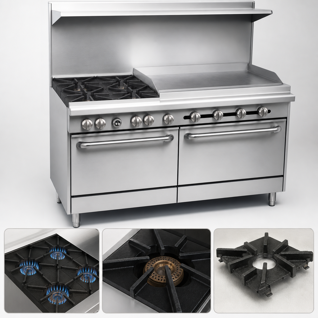 Two Open Burners
