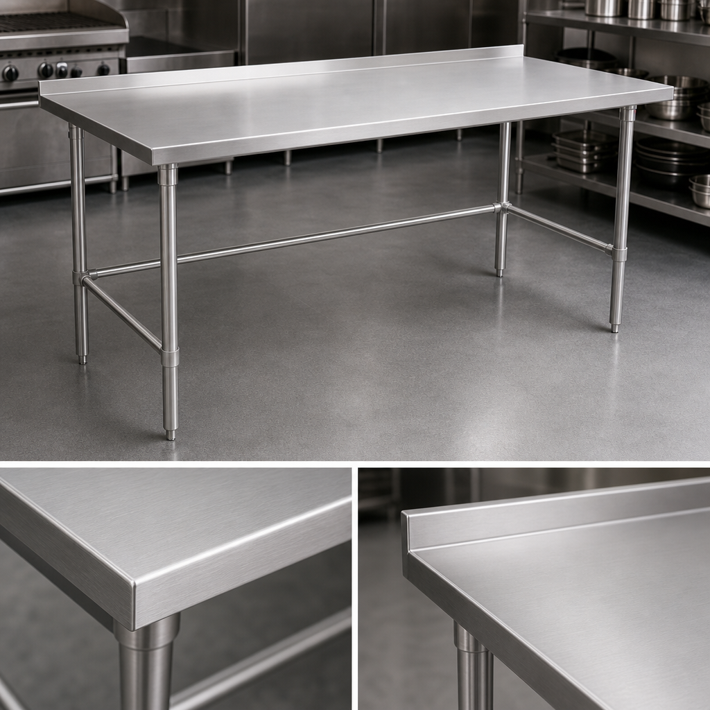 16-Gauge 300 Series Stainless Steel Top