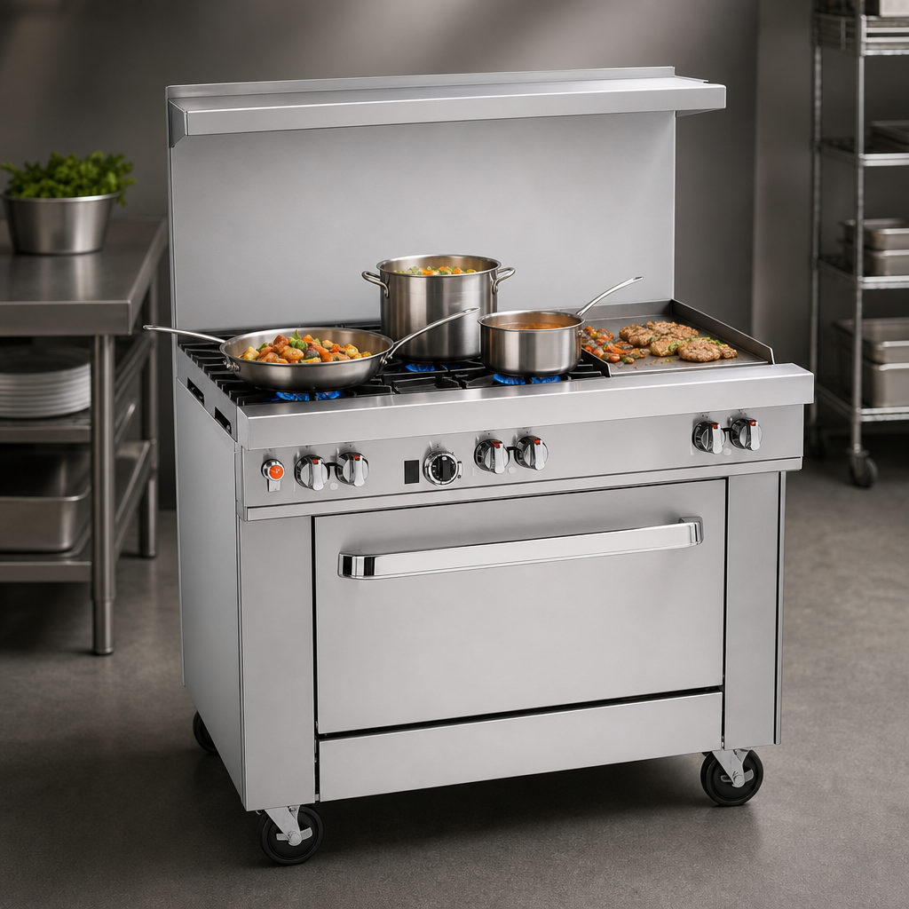 Four Non-Clog Burners