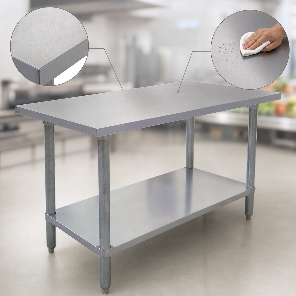 18-Gauge 430 Stainless Steel Top