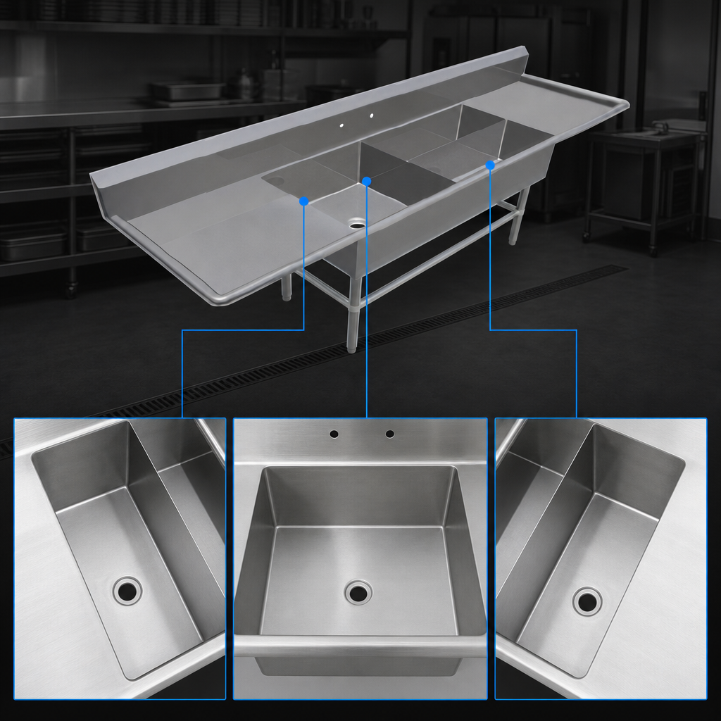 Three-Compartment Platter Layout