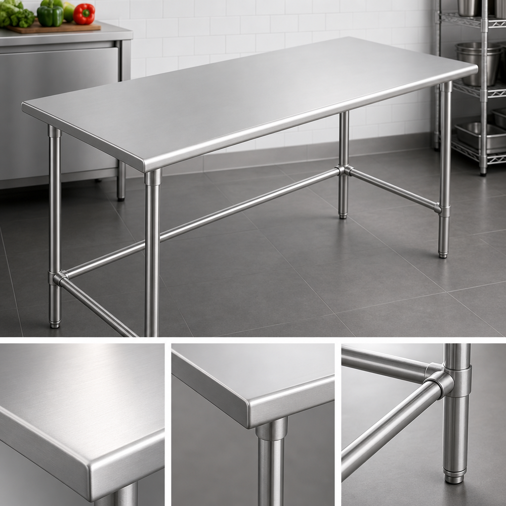 18-Gauge 400-Series Stainless Steel Top