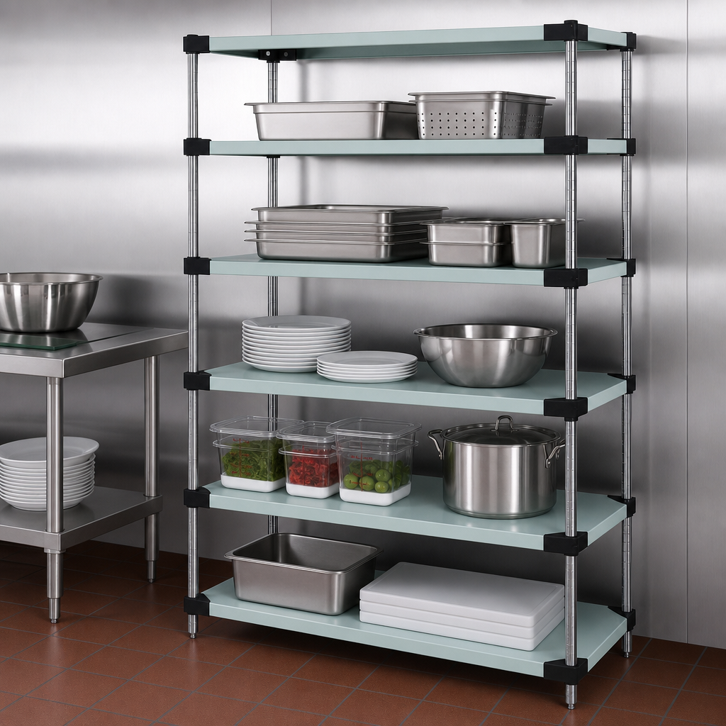 Five Solid Shelves