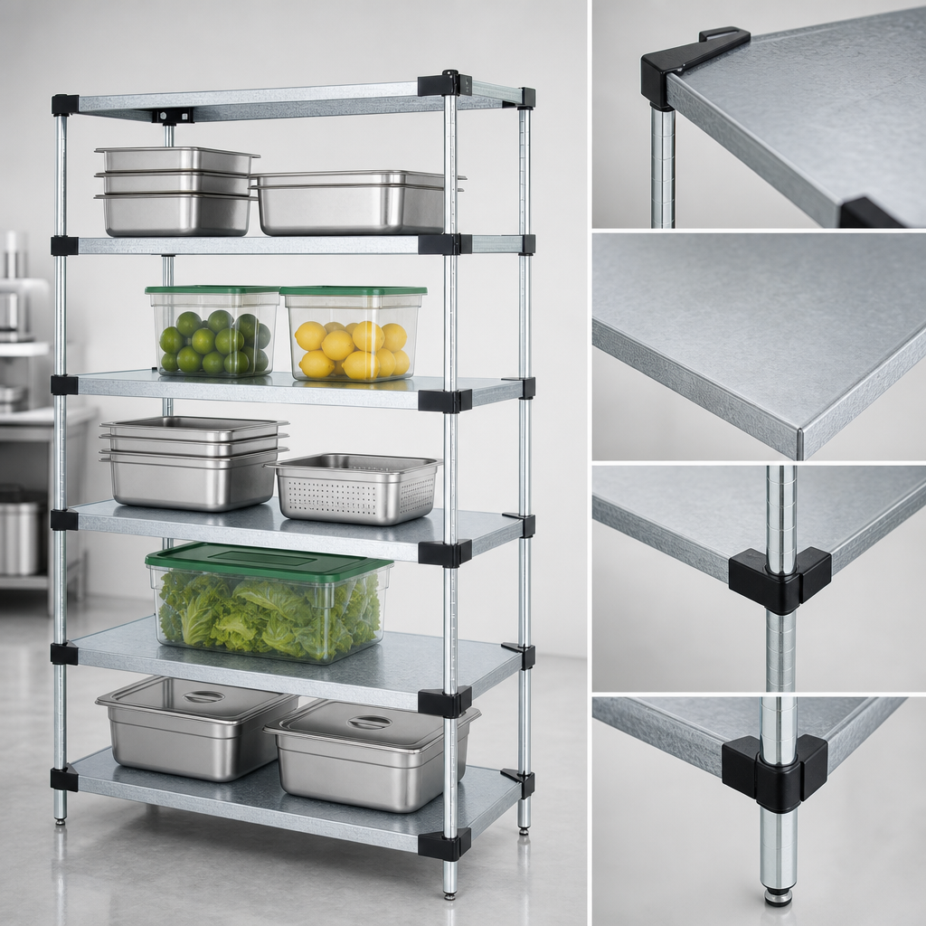 Five Solid Shelves