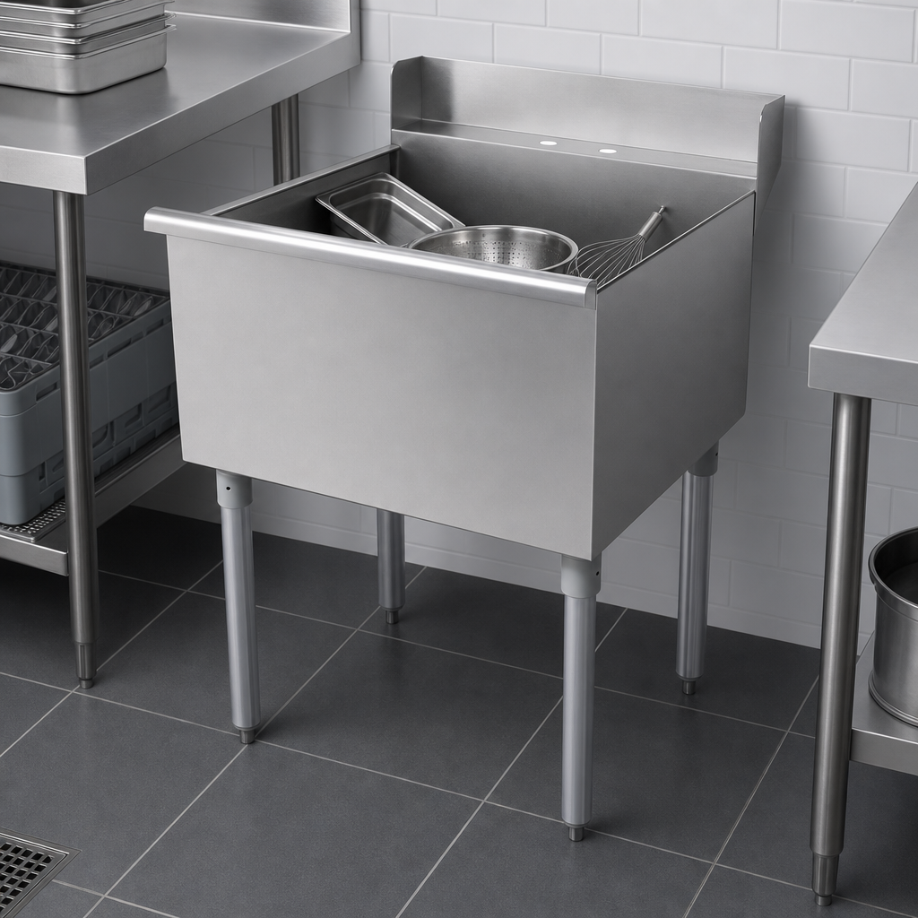 Single-Compartment Scullery Design