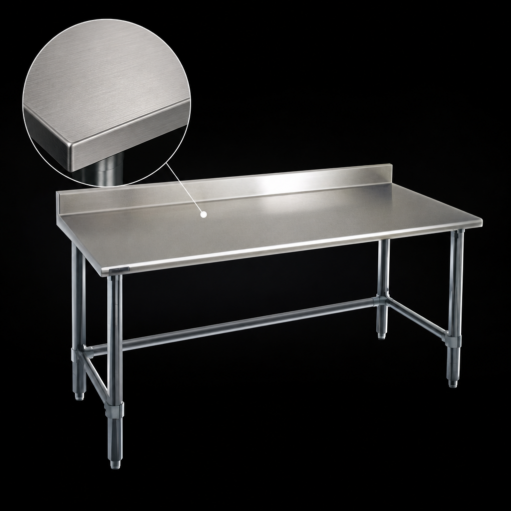 16 Gauge 300 Series Stainless Steel Top