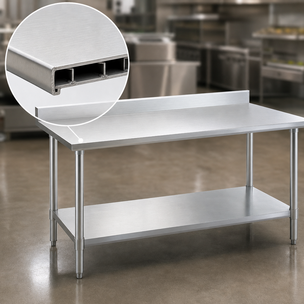 14-Gauge Stainless Steel Top