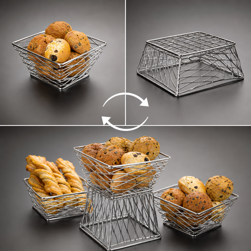 Invertible Basket/Riser Design