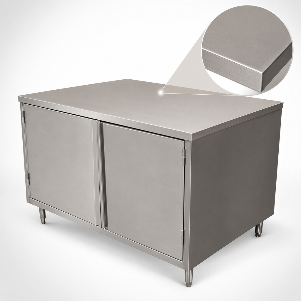 14-Gauge Stainless Steel Top
