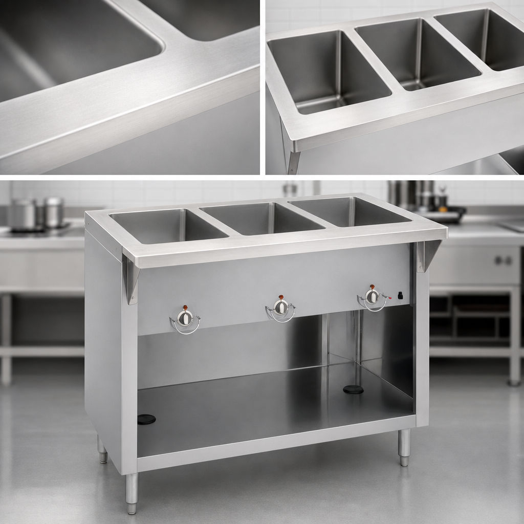 16 Gauge Stainless Steel Top