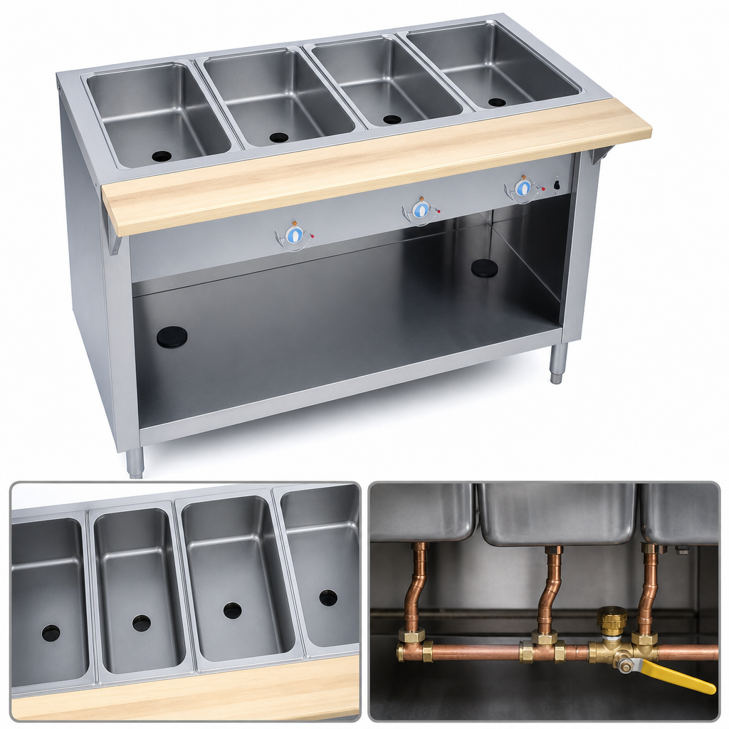 Sealed Heat Wells with Drains
