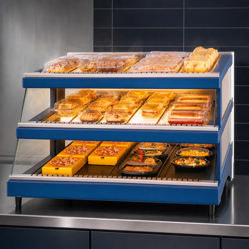Dual Heated Glass Shelves