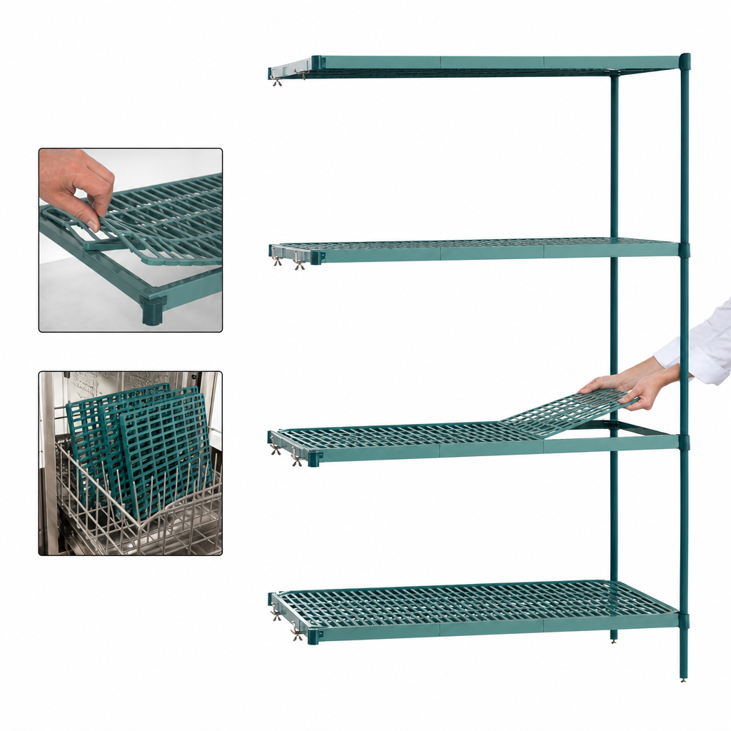 Removable Polymer Shelf Mats