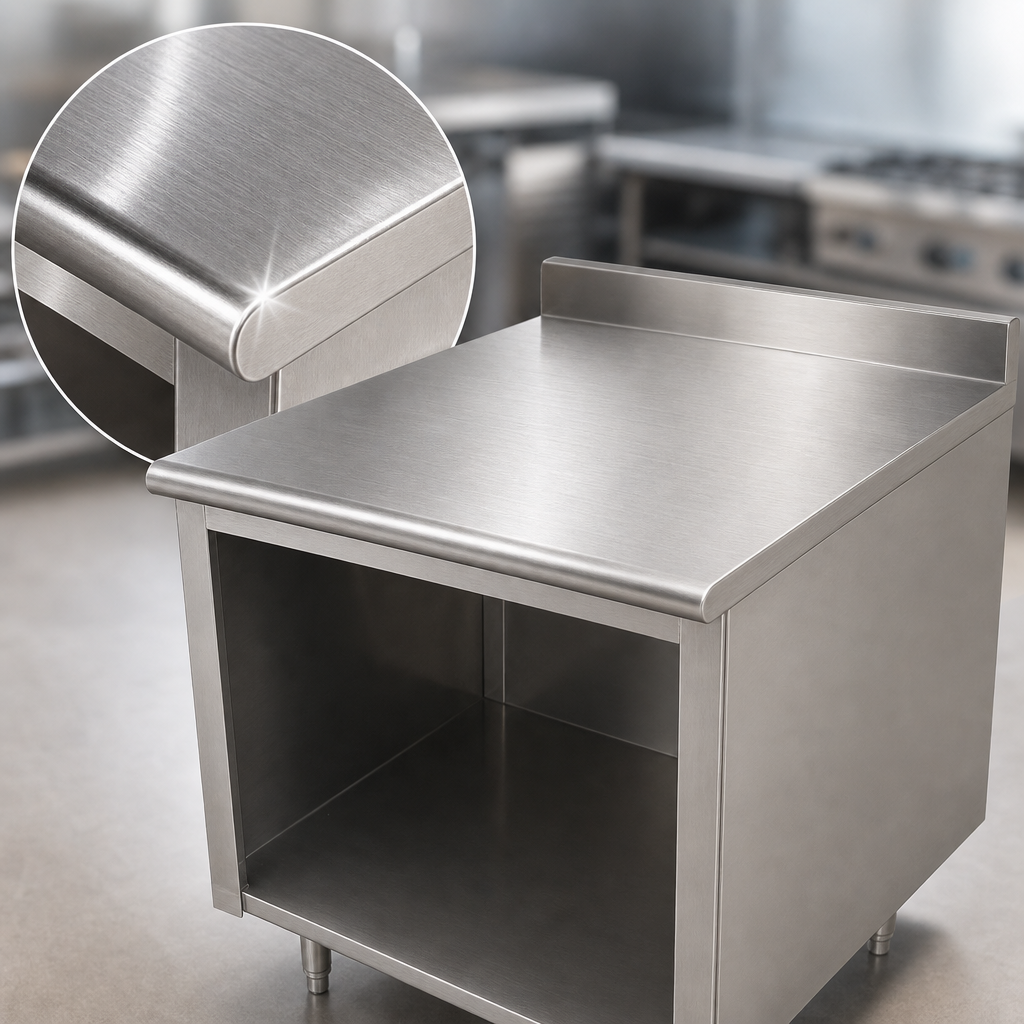 14-Gauge 304 Stainless Steel Top