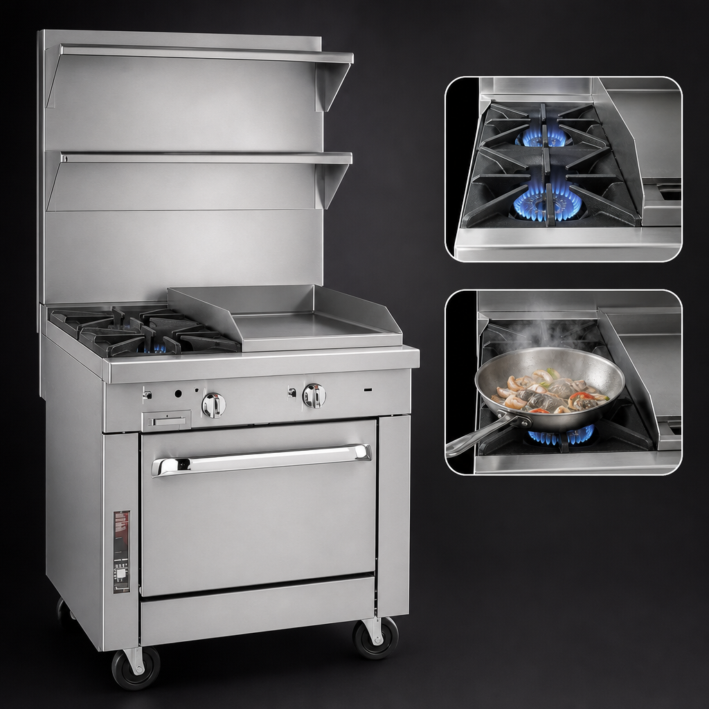 Open Burner Top