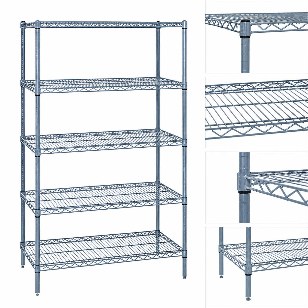 Five Wire Shelves