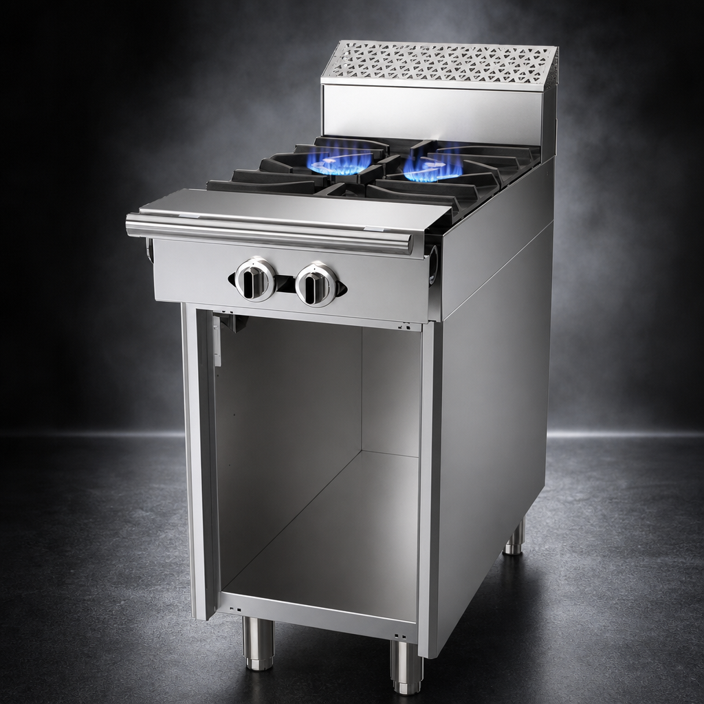 Two High-Output Open Burners