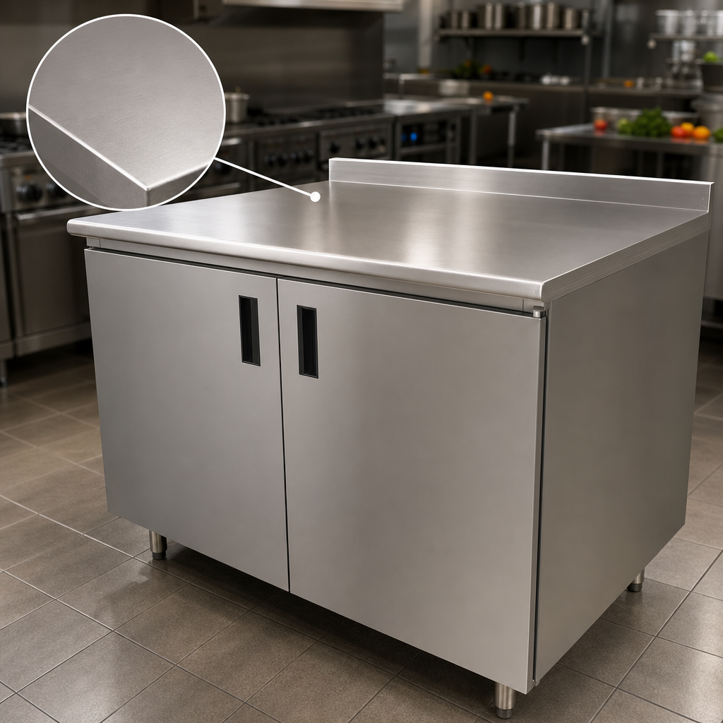 14 Gauge 304 Stainless Steel Top