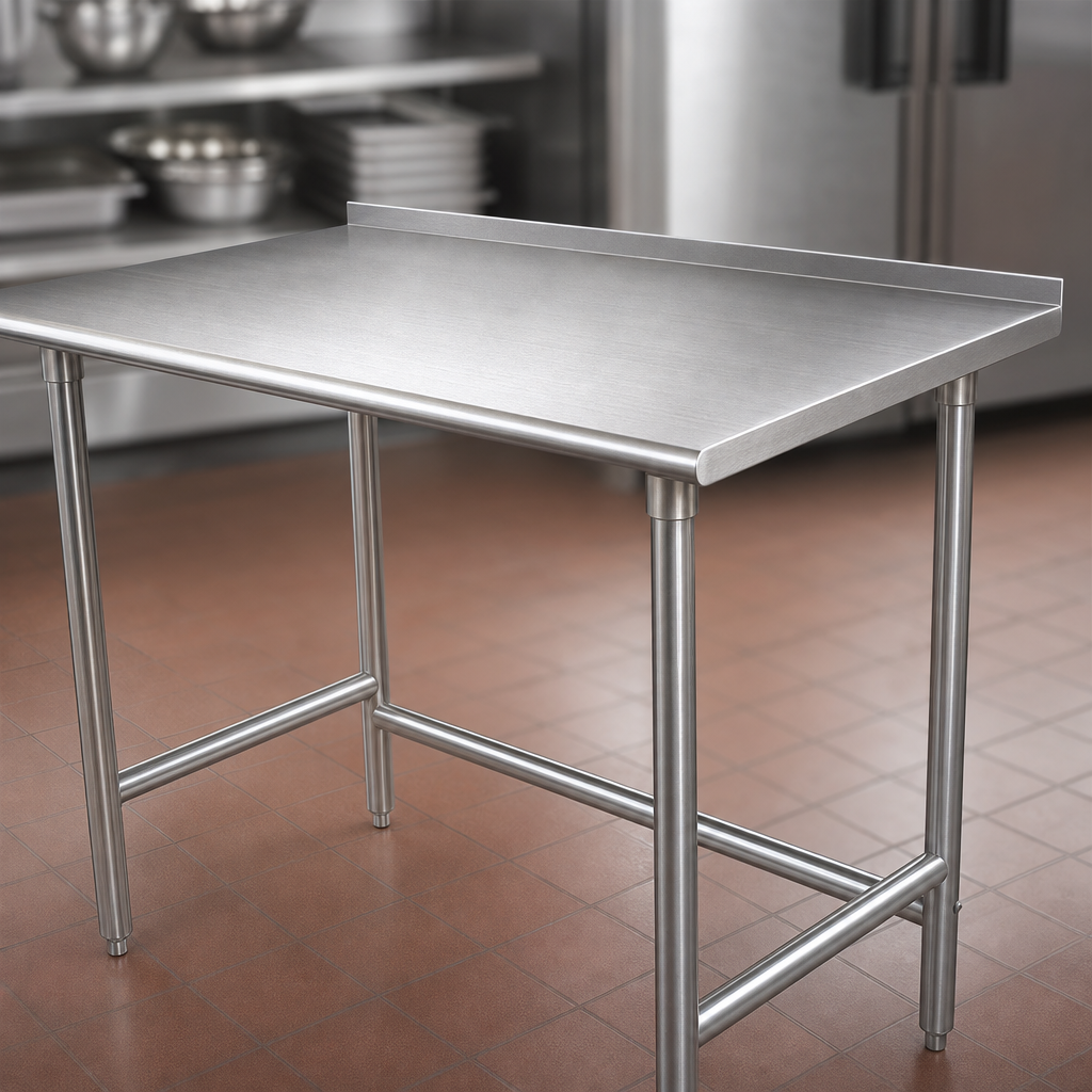 16-Gauge 304 Stainless Steel Top