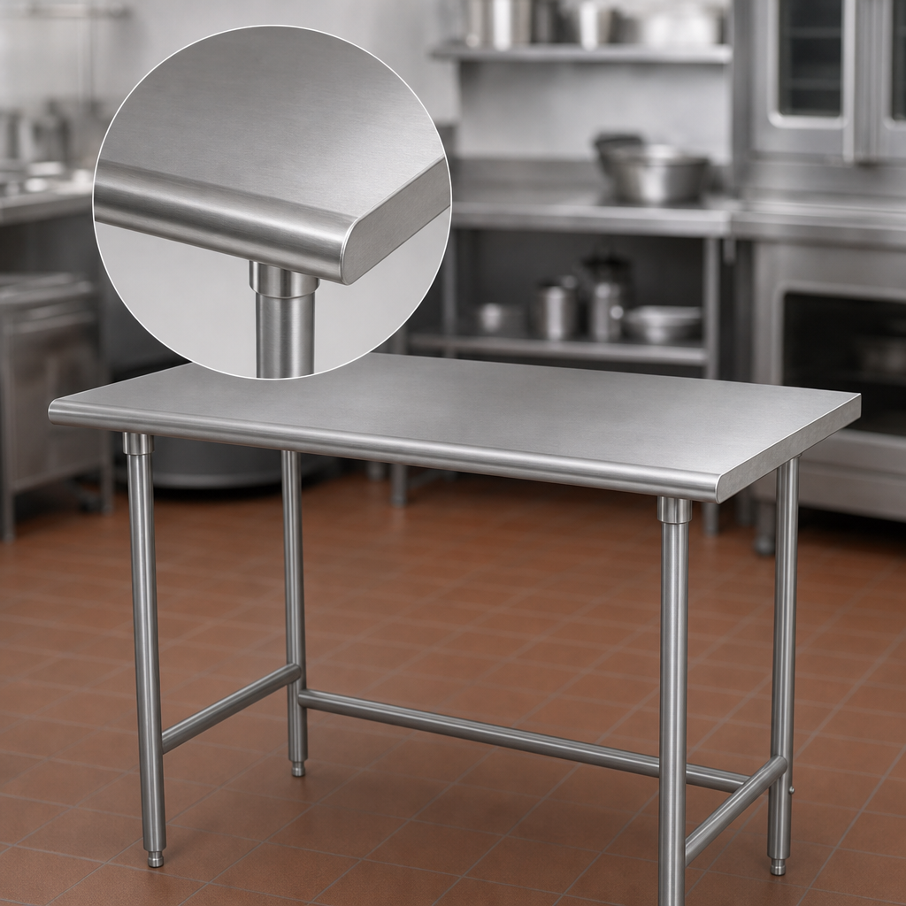 14 Gauge 304 Stainless Steel Top