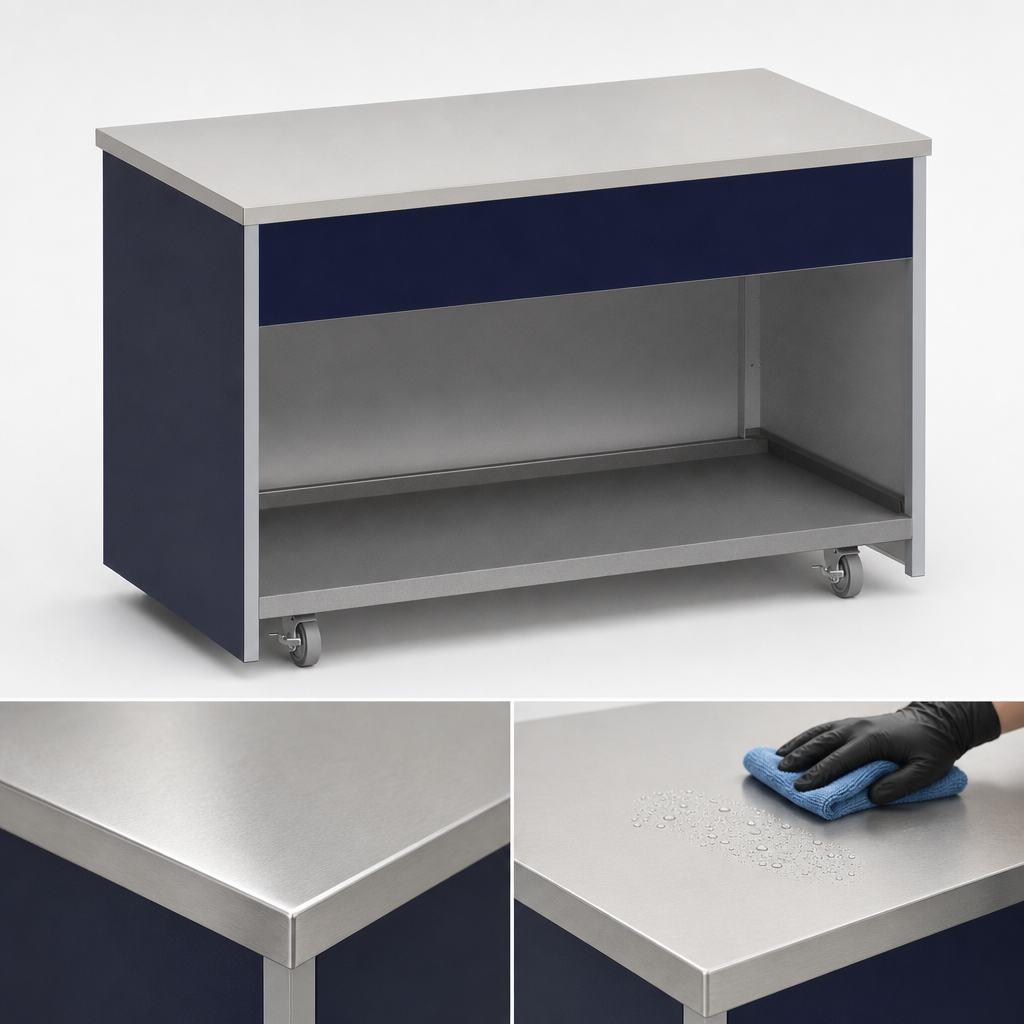 Solid Stainless Steel Top