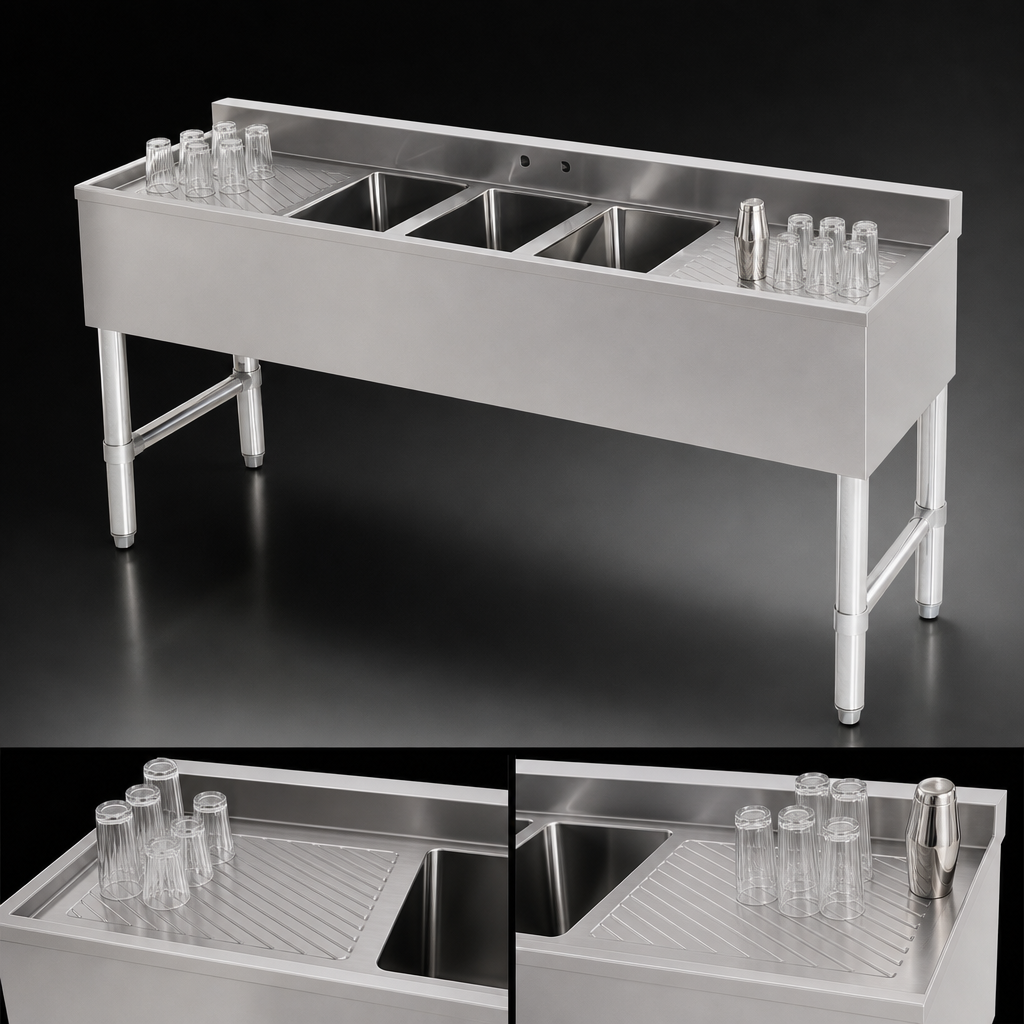 Dual 19-Inch Drainboards