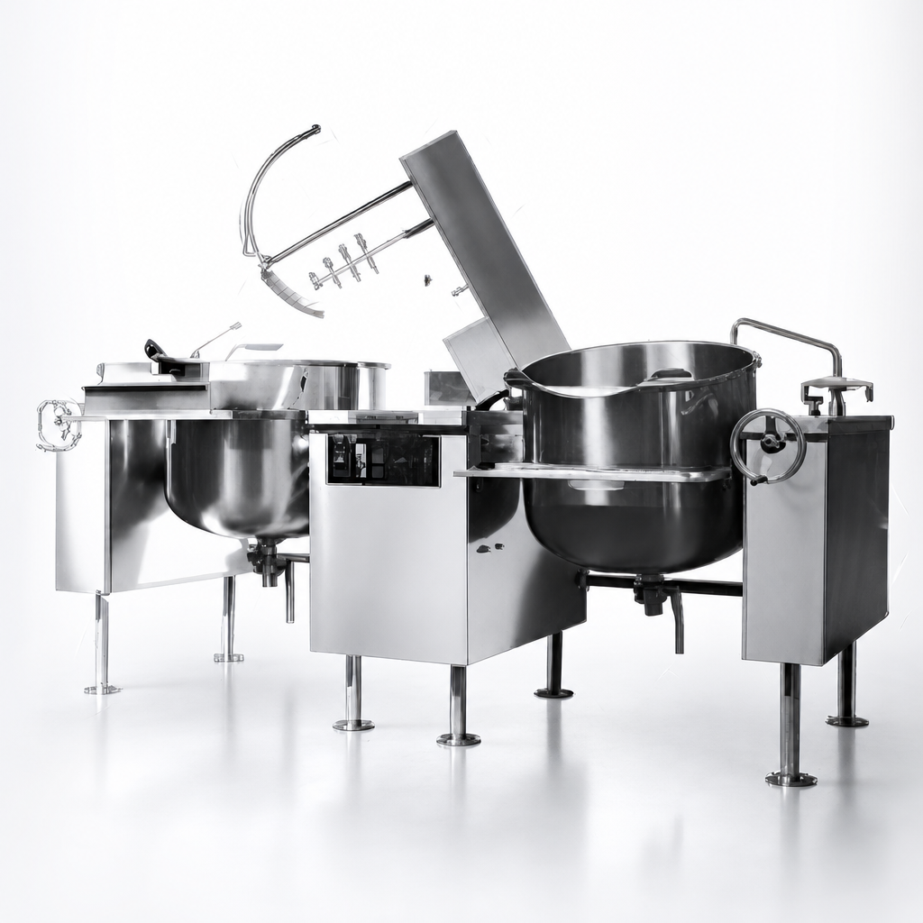 Twin 40-Gallon Kettles