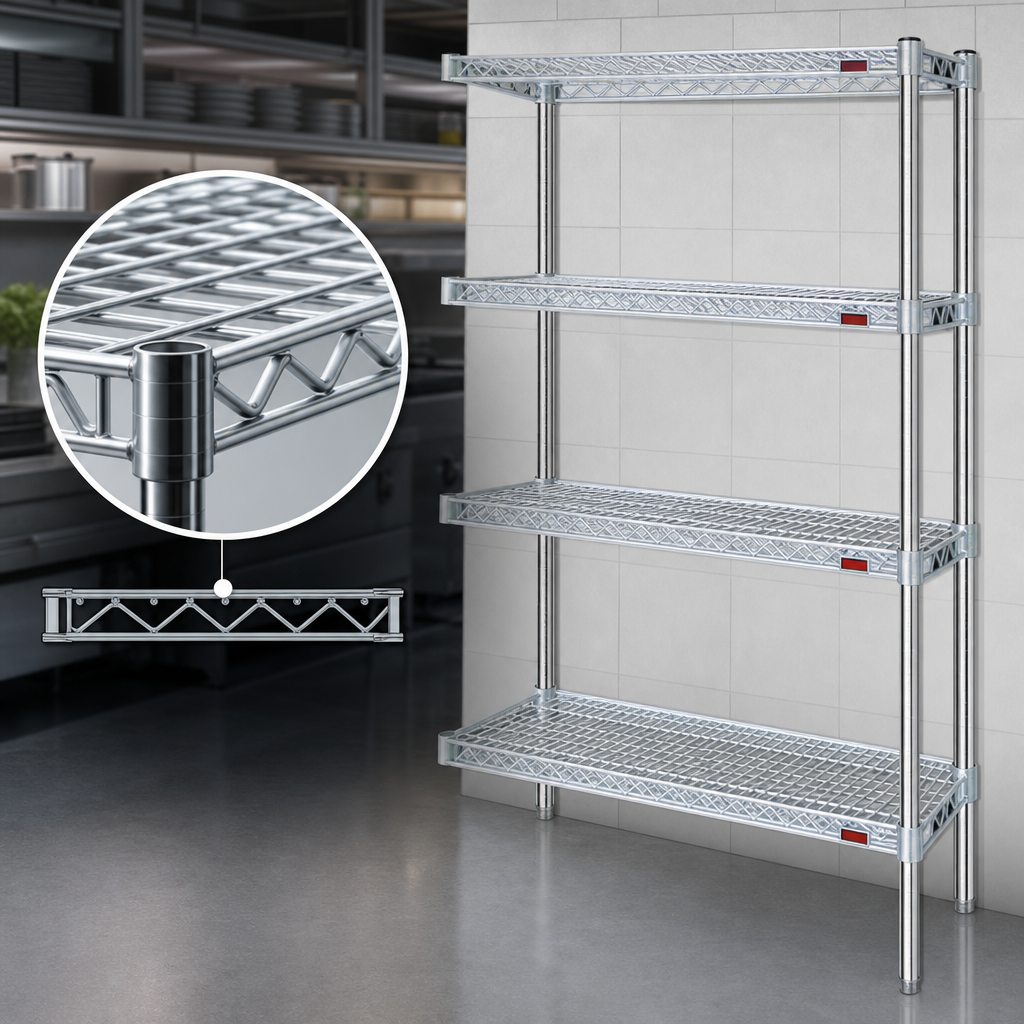 Patented QuadTruss® Shelves