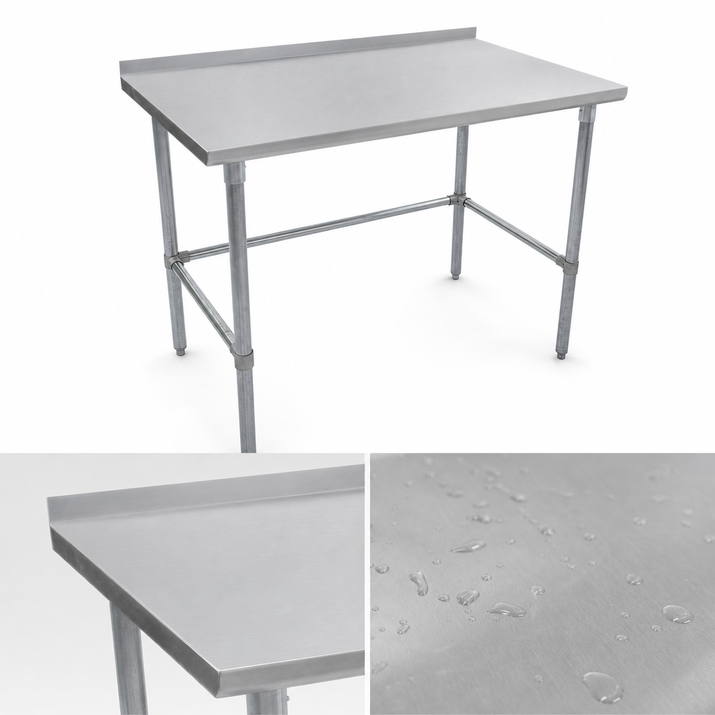 14-Gauge Stainless Steel Top