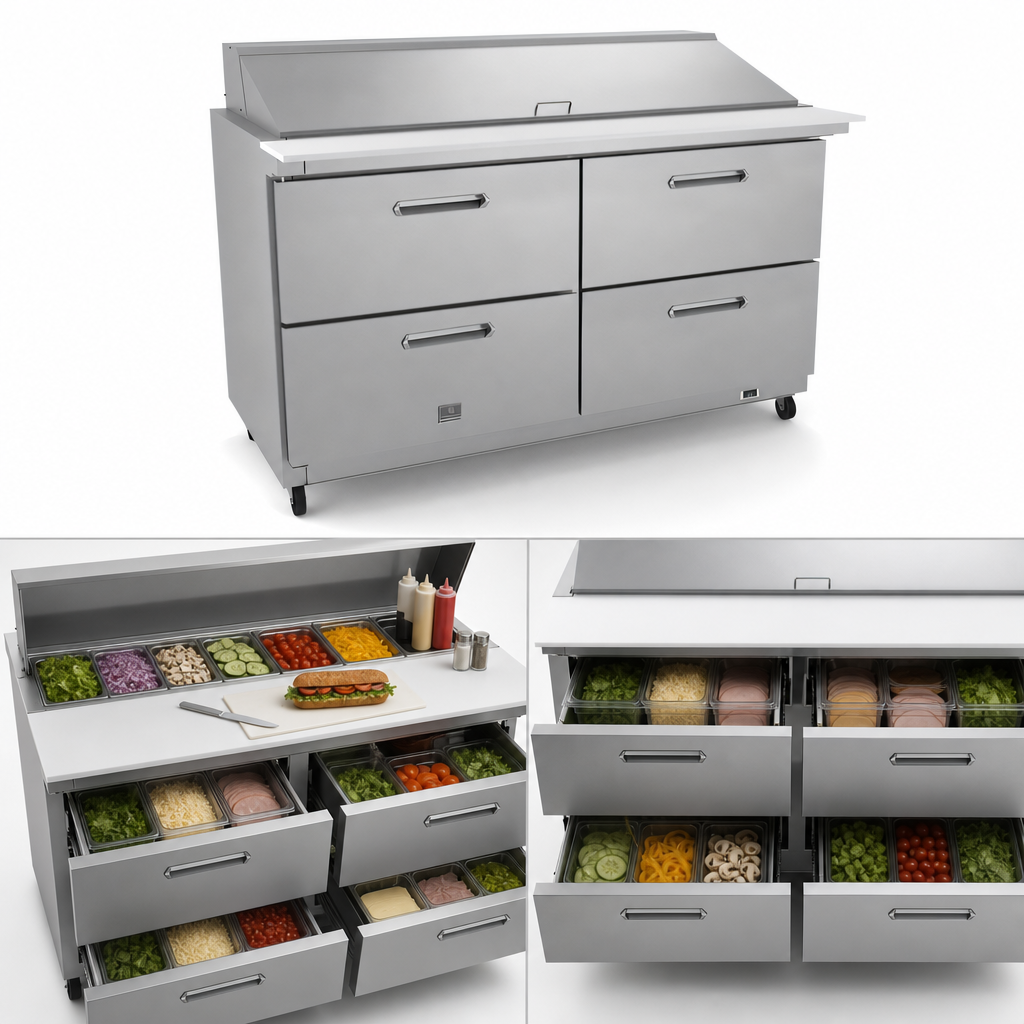 Four-Drawer Mega Top Layout