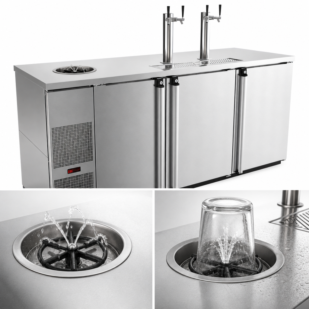 Integrated Glass Rinser