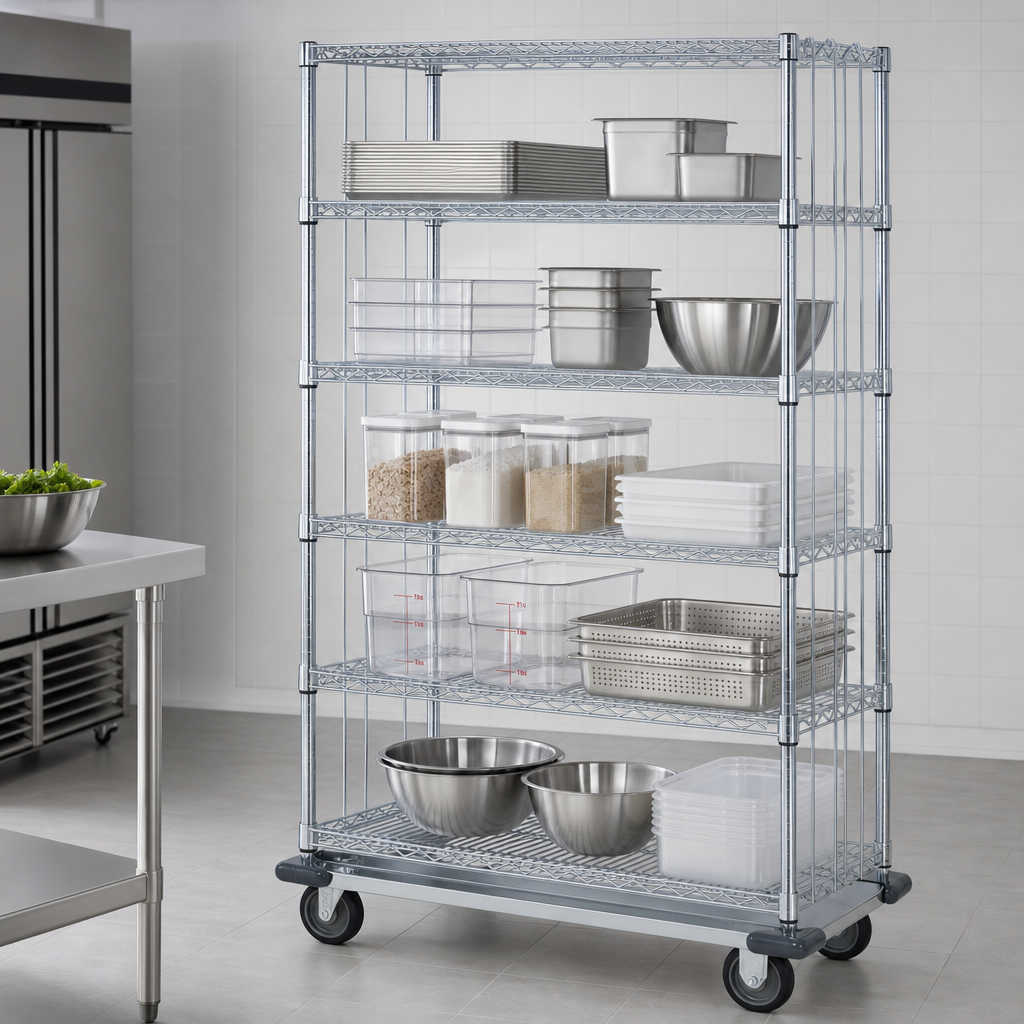 Five Wire Shelves