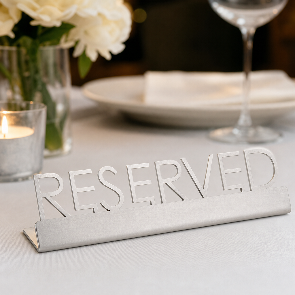 Printed Reserved Message