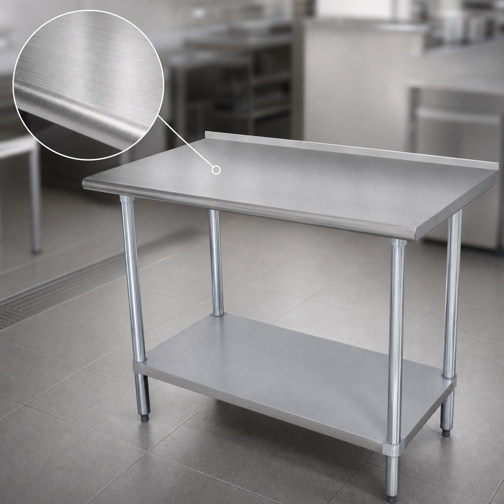 14 Gauge 304 Stainless Steel Top
