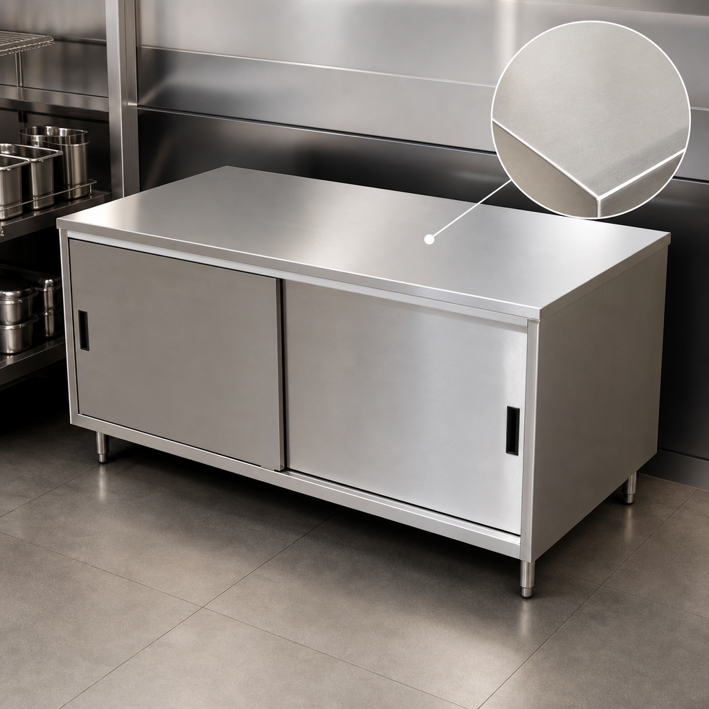 14-Gauge Stainless Steel Top