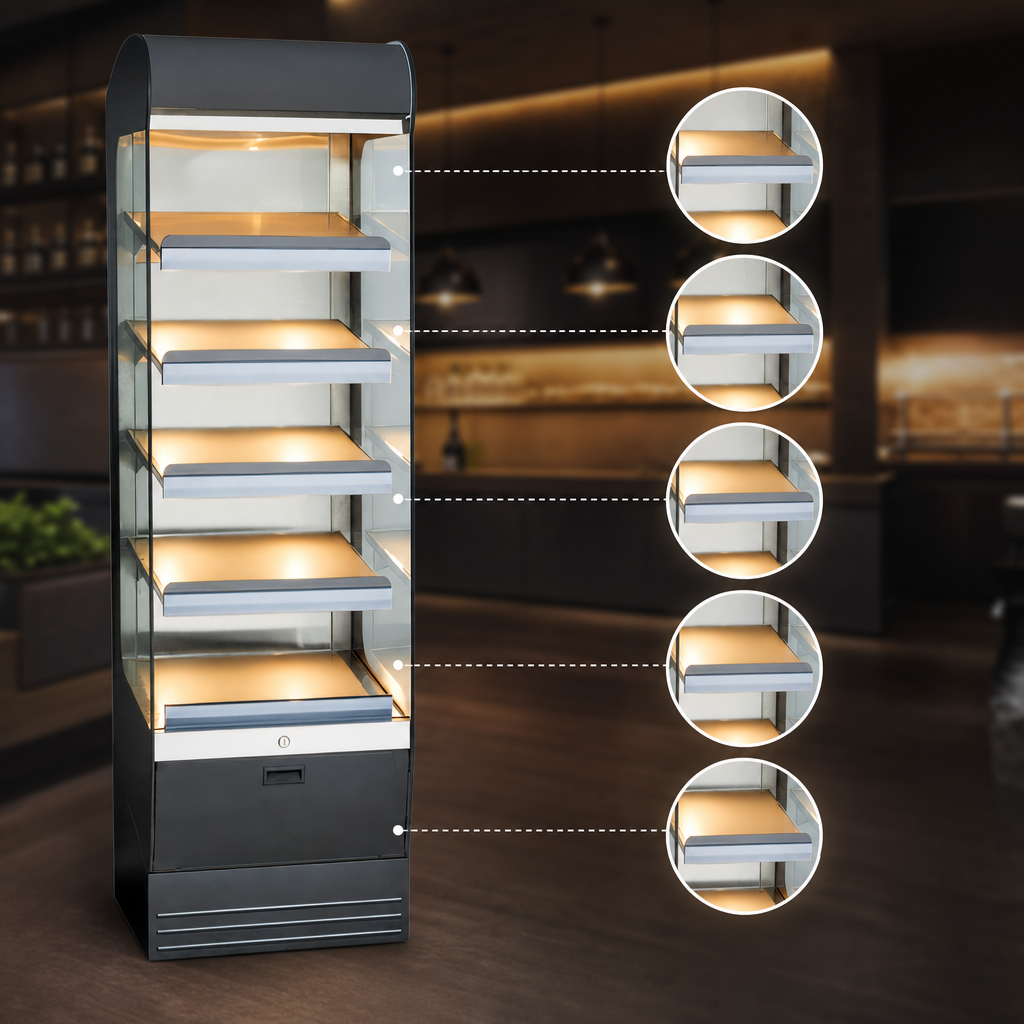 Five Heated Shelves