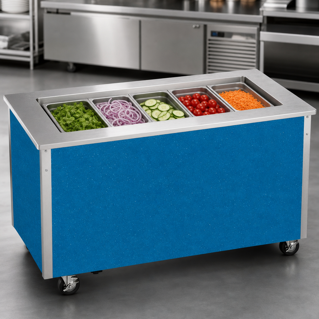 Refrigerated 5-Pan Cold Well