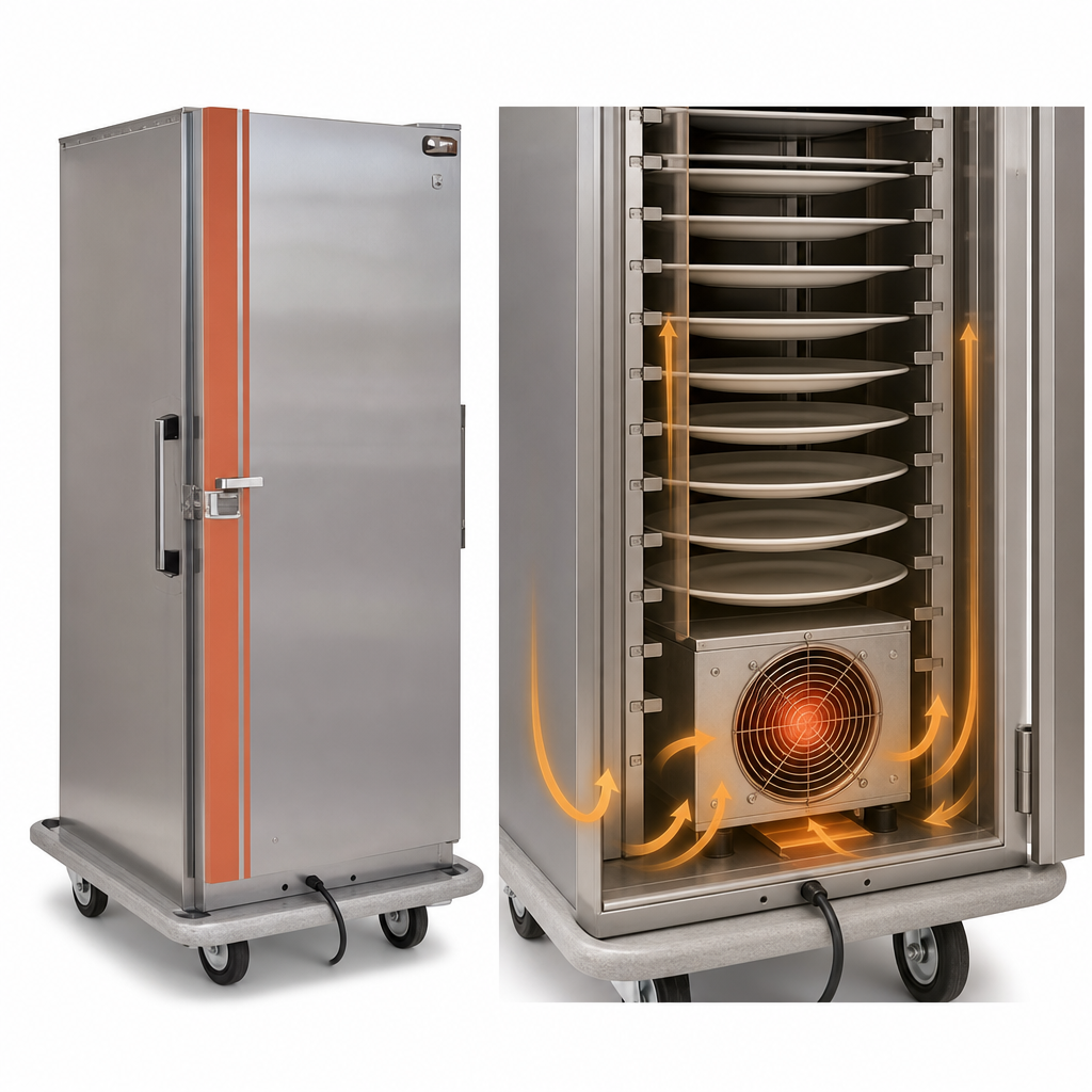 Bottom-Mounted Blower Heat