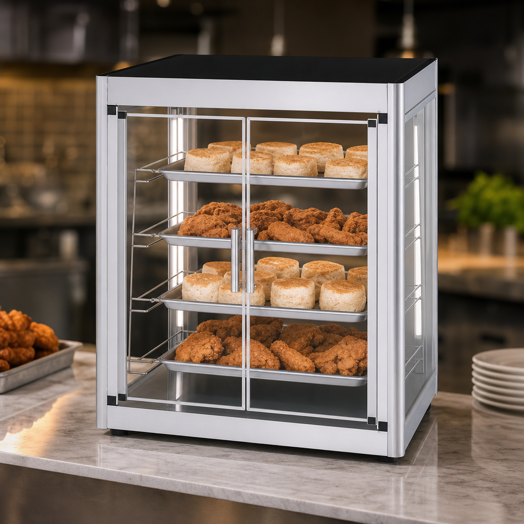 2-Door, 4-Tier Pan Rack Without Motor