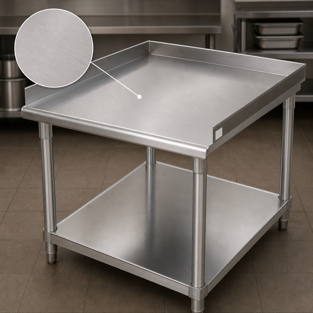 18-Gauge Stainless Steel Top
