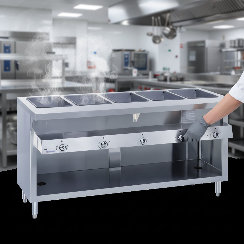 Achieve precise and independent temperature control for each food pan with individual burners, adjustable gas valves, and safety pilots.