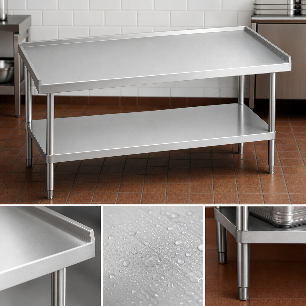 14-Gauge 304 Stainless Steel Top