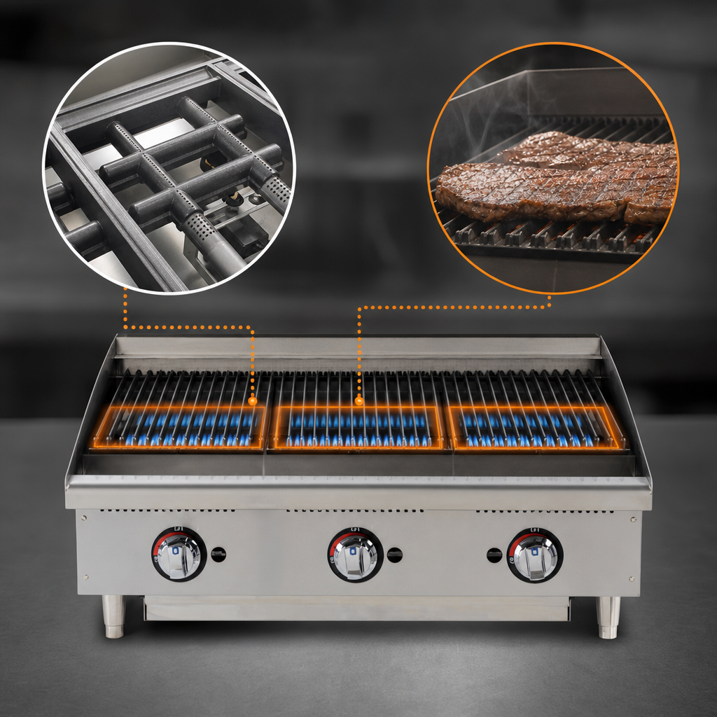 Cast Iron H-Style Burners